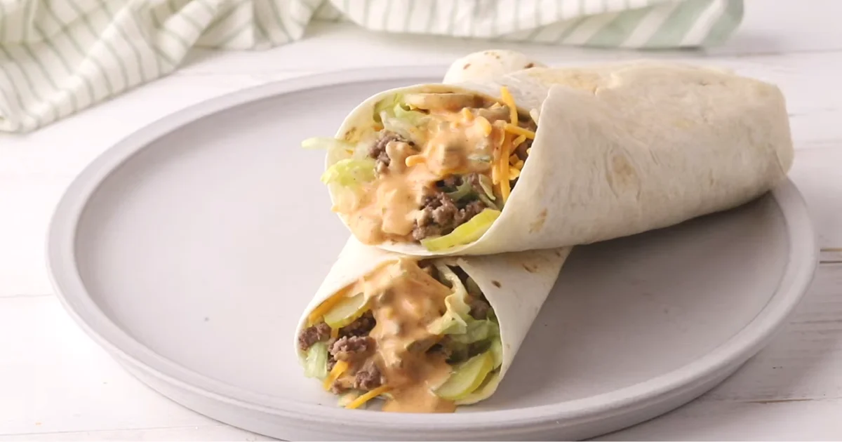 Big Mac Wrap,big mac wrap recipe