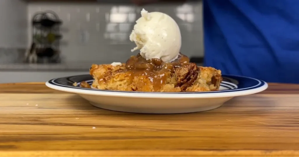 Delicious homemade Pecan Pie Cobbler with a golden, crisp topping and rich pecan filling.